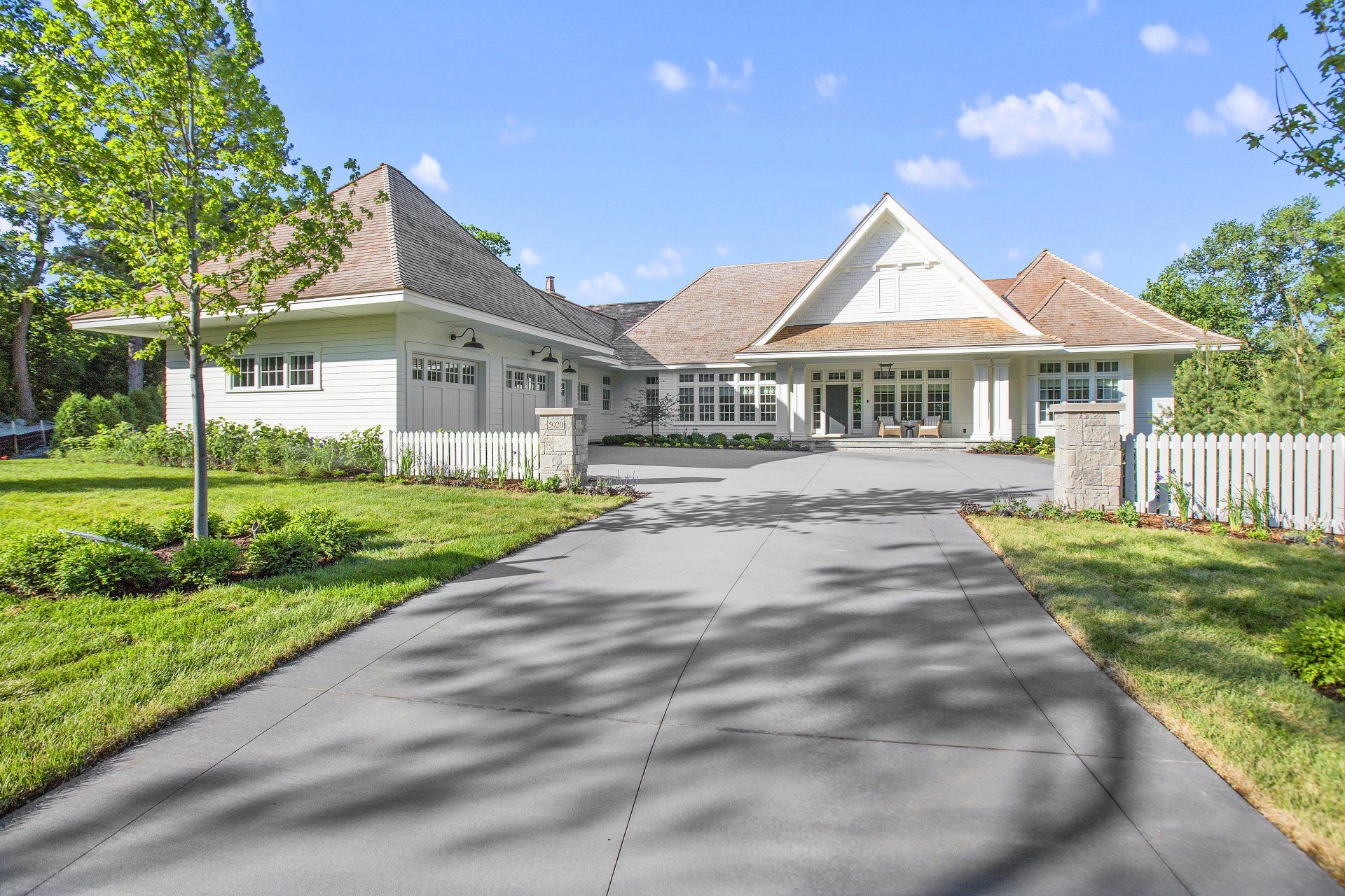 Concrete Driveway with Beautiful House — St. Johns & Duval Counties, FL — Fisher Concrete Inc