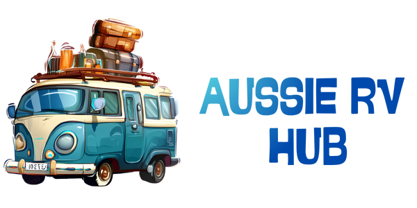 Cartoon blue van with luggage, the words 