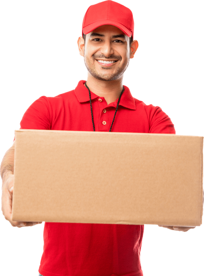 A Man Holding a Box – Baton Rouge, LA – Student Movers Inc