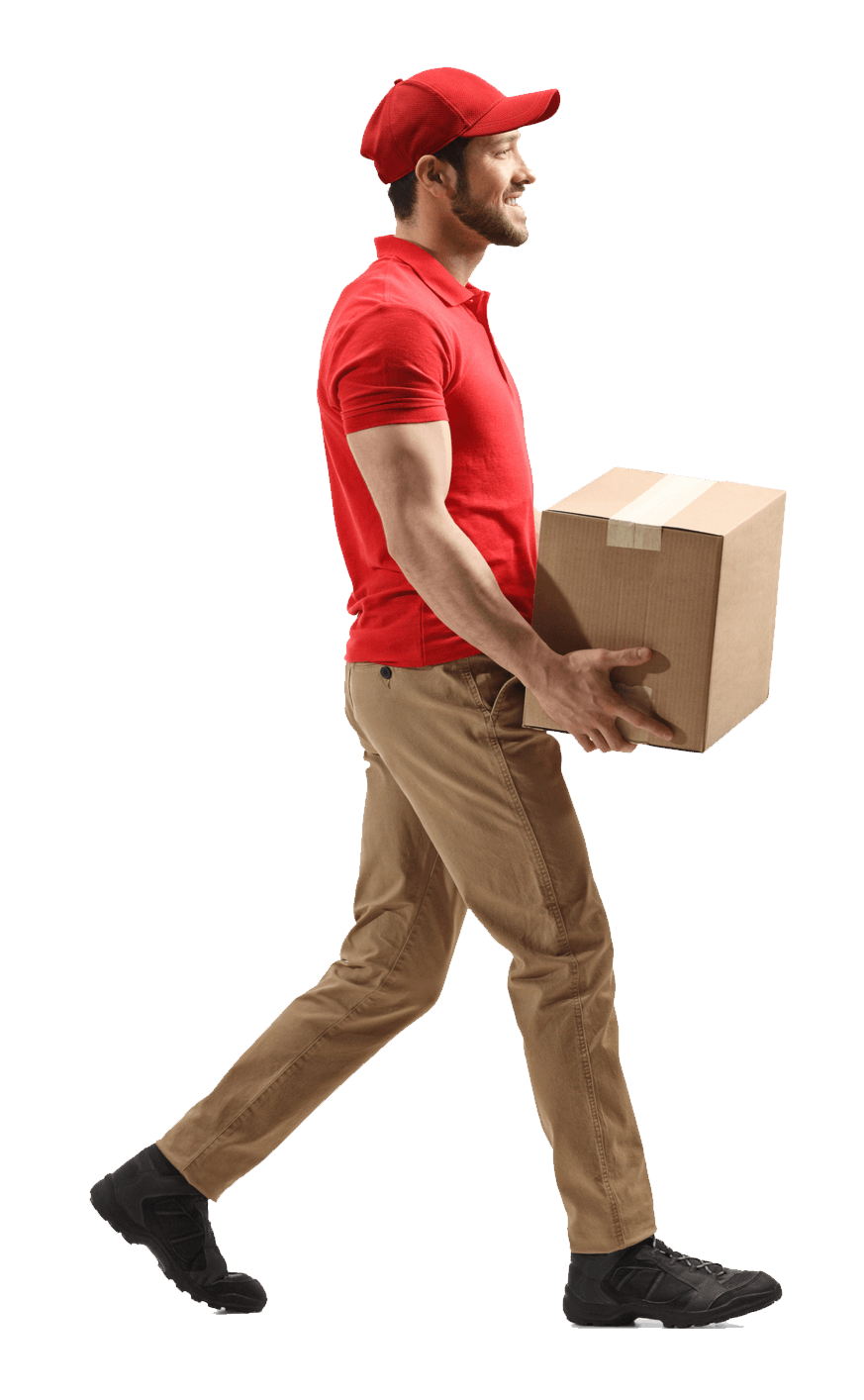 The Man Carrying the Box – Baton Rouge, LA – Student Movers Inc