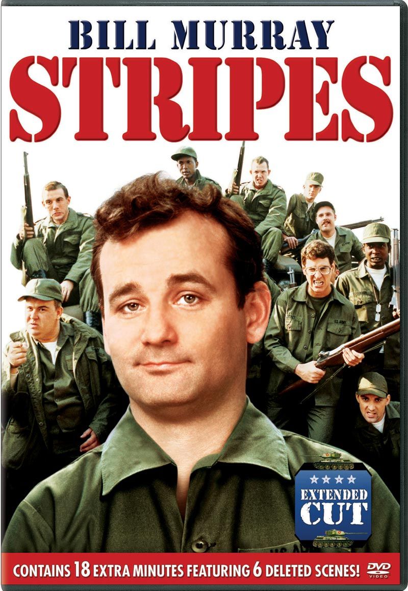 DVD Cover for the Movie Stripes with Bill Murray.
