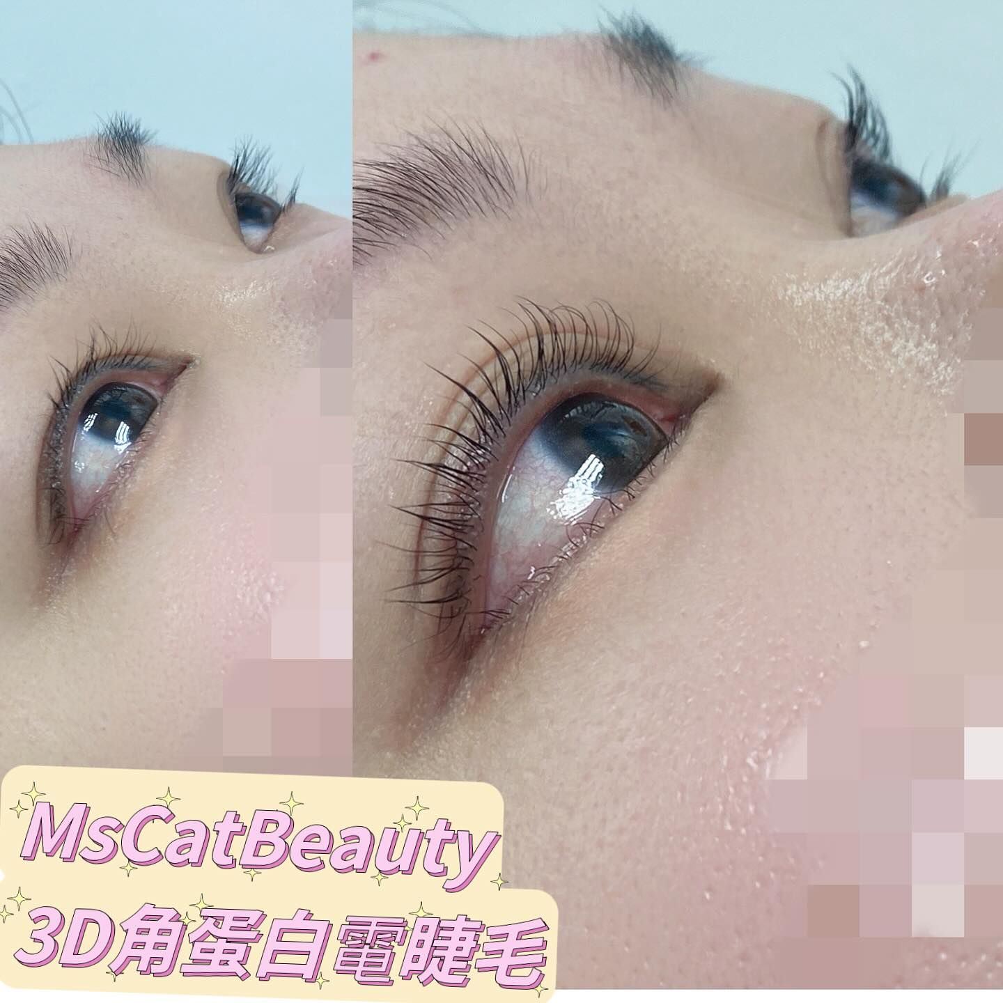 一個長著長睫毛的女人的眼睛的特寫。