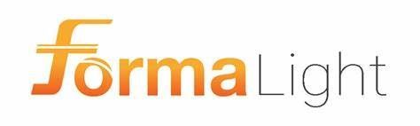 白色背景上顯示了Formalight 的標誌。