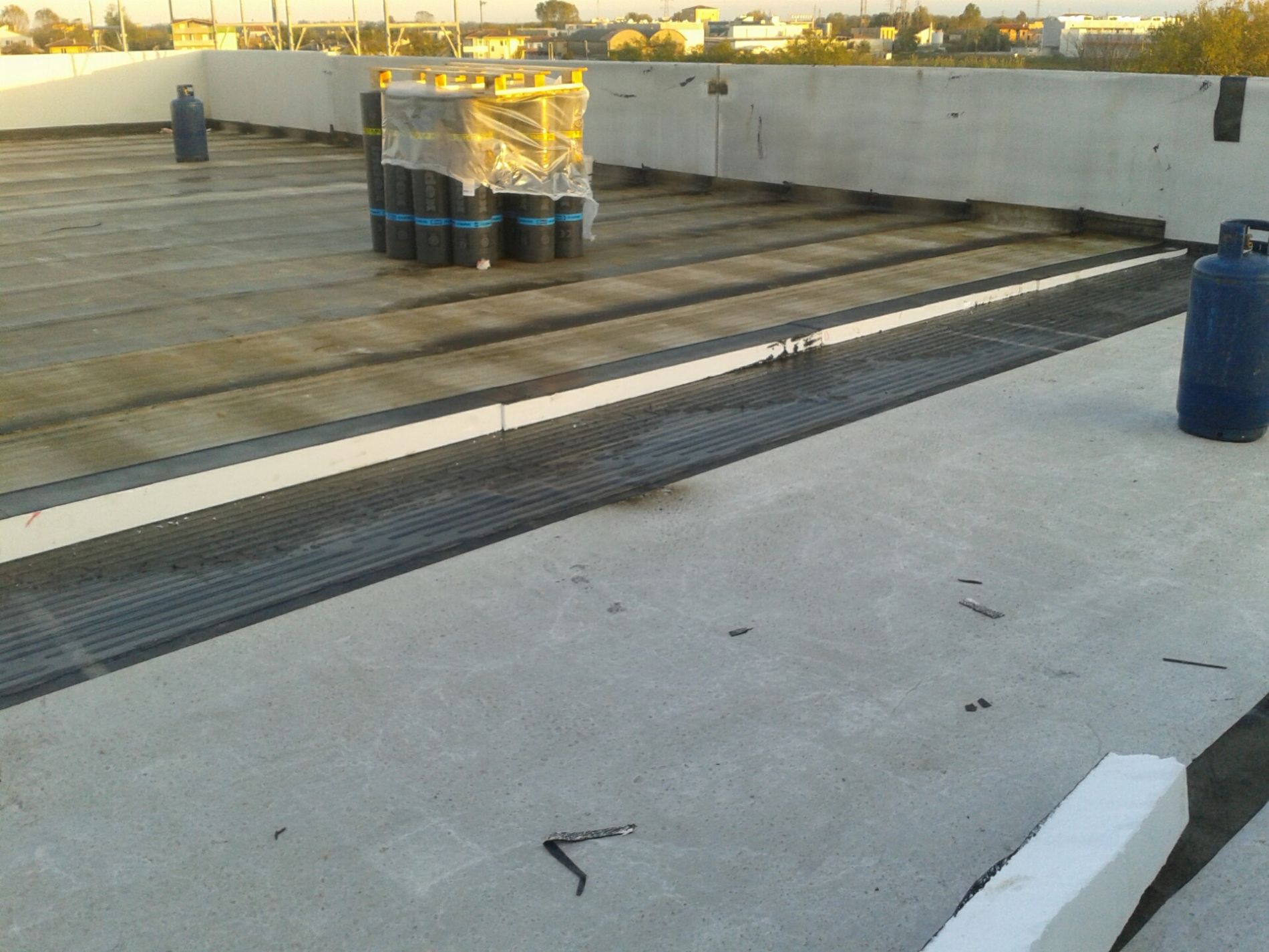 Copertura tetto edificio