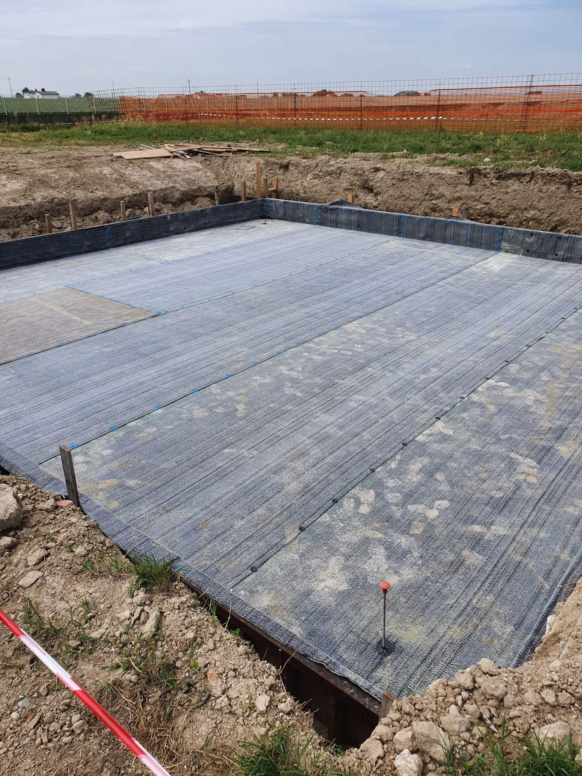 Copertura con membrana