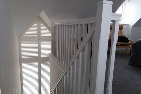Made to measure wood, vinyl and faux wood shutters