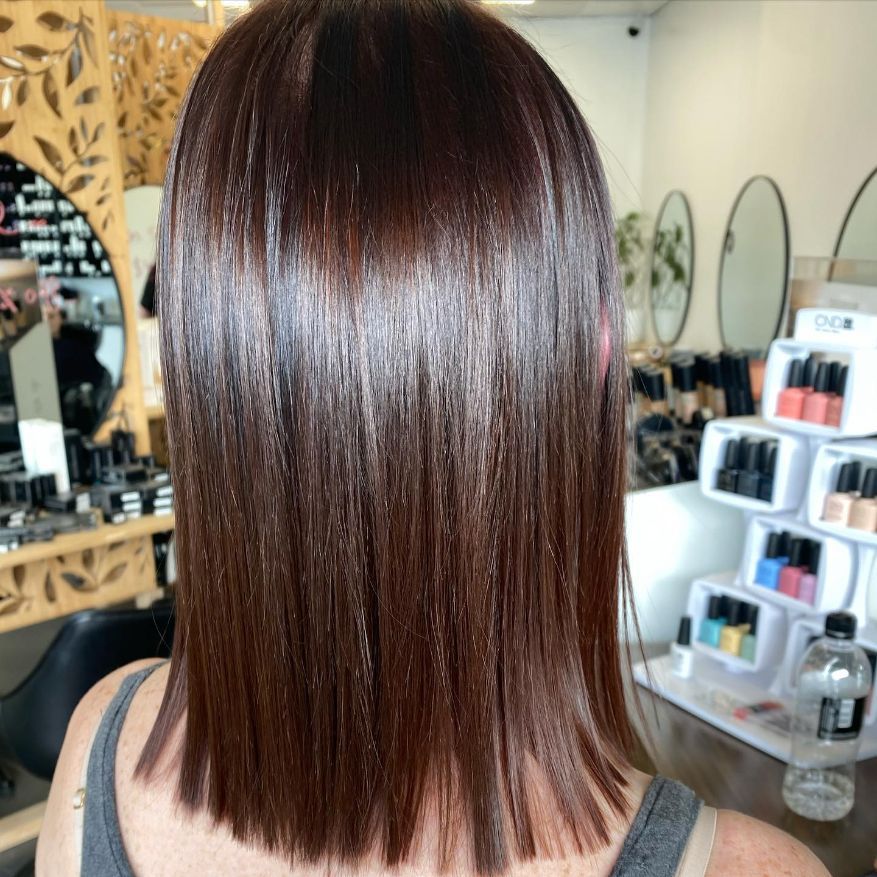 Shoulder-Length Straight Hair — Hairdressers in Yeppoon, QLD
