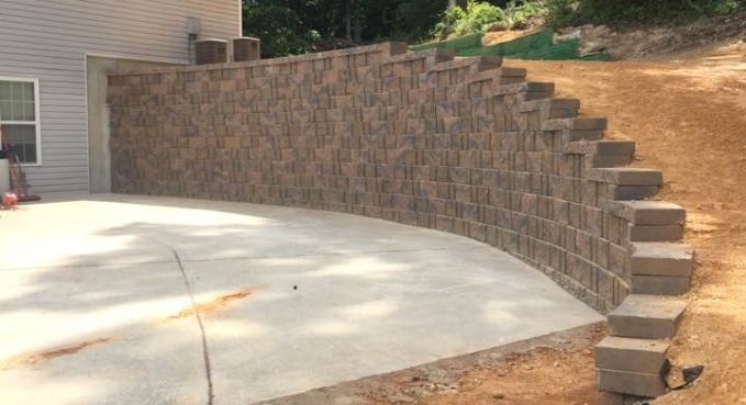 Block Retaining Wall 1