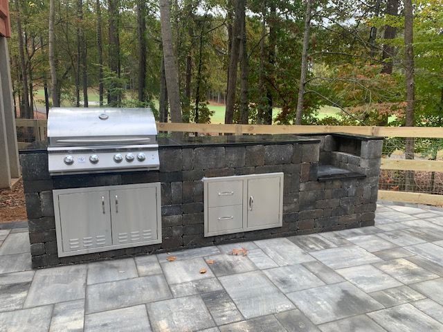 Outdoor Kitchen, Fireplace, and Fire Pit 66