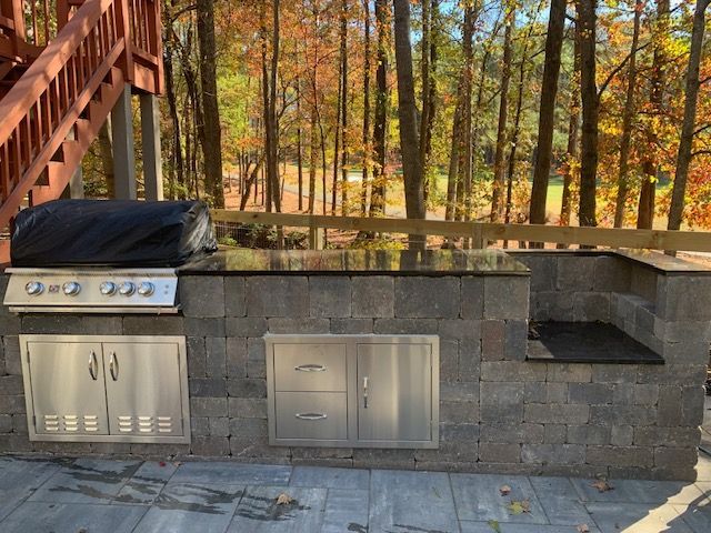 Outdoor Kitchen, Fireplace, and Fire Pit 57