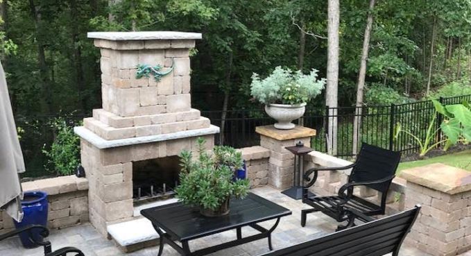 Outdoor Kitchen, Fireplace, and Fire Pit 14
