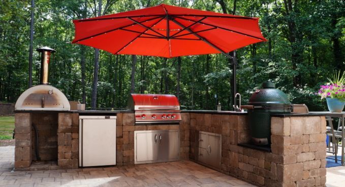 Outdoor Kitchen, Fireplace, and Fire Pit 18
