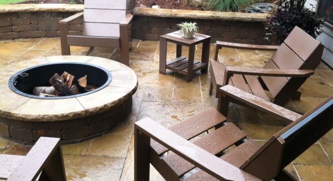 Outdoor Kitchen, Fireplace, and Fire Pit 2