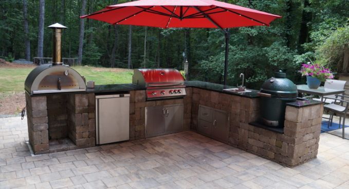 Outdoor Kitchen, Fireplace, and Fire Pit 26
