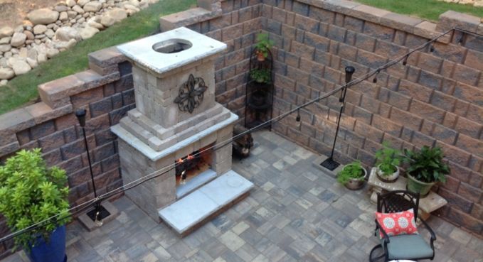 Outdoor Kitchen, Fireplace, and Fire Pit 39