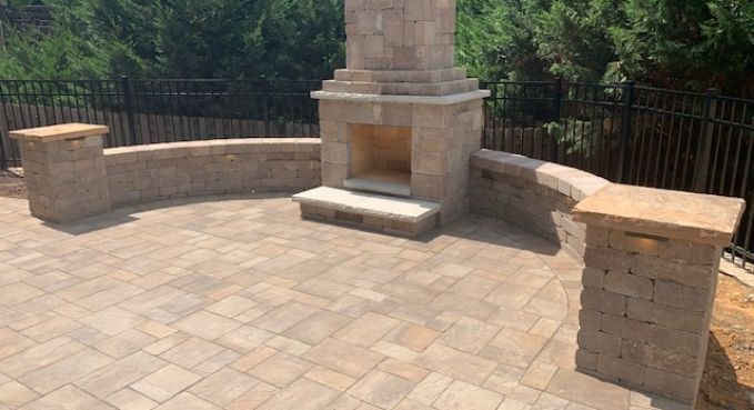 Outdoor Kitchen, Fireplace, and Fire Pit 39