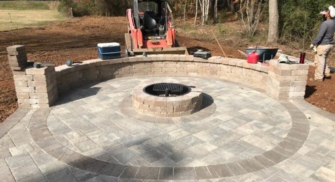 Outdoor Kitchen, Fireplace, and Fire Pit 46