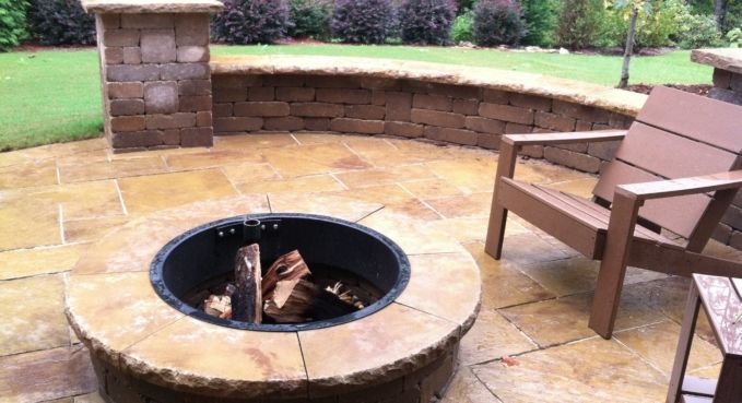 Outdoor Kitchen, Fireplace, and Fire Pit 49