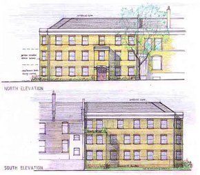 Architectural design and planning application for a new block of flats in Lewisham