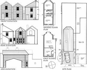 Surveying - Thornton Heath, Surrey - John Collins Associates - Building Plan