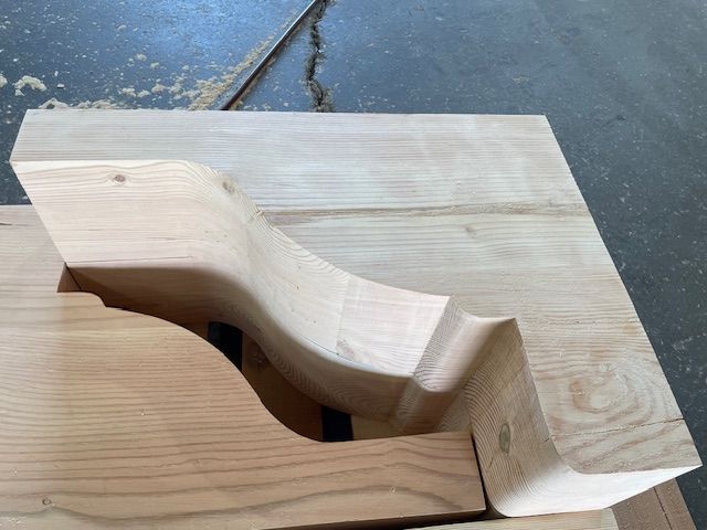 wooden brackets corbels and knee braces