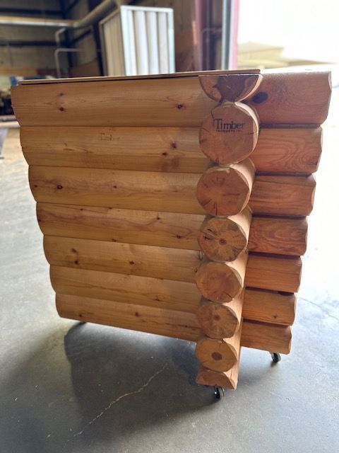 a sample log wall