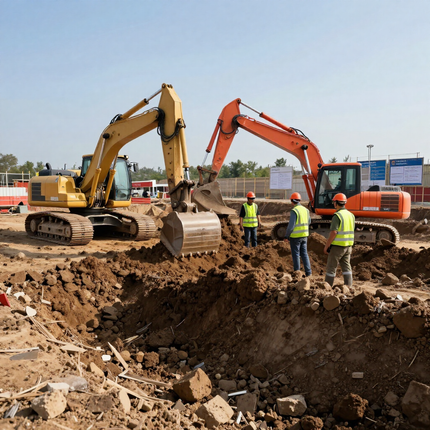 trabajos en obra