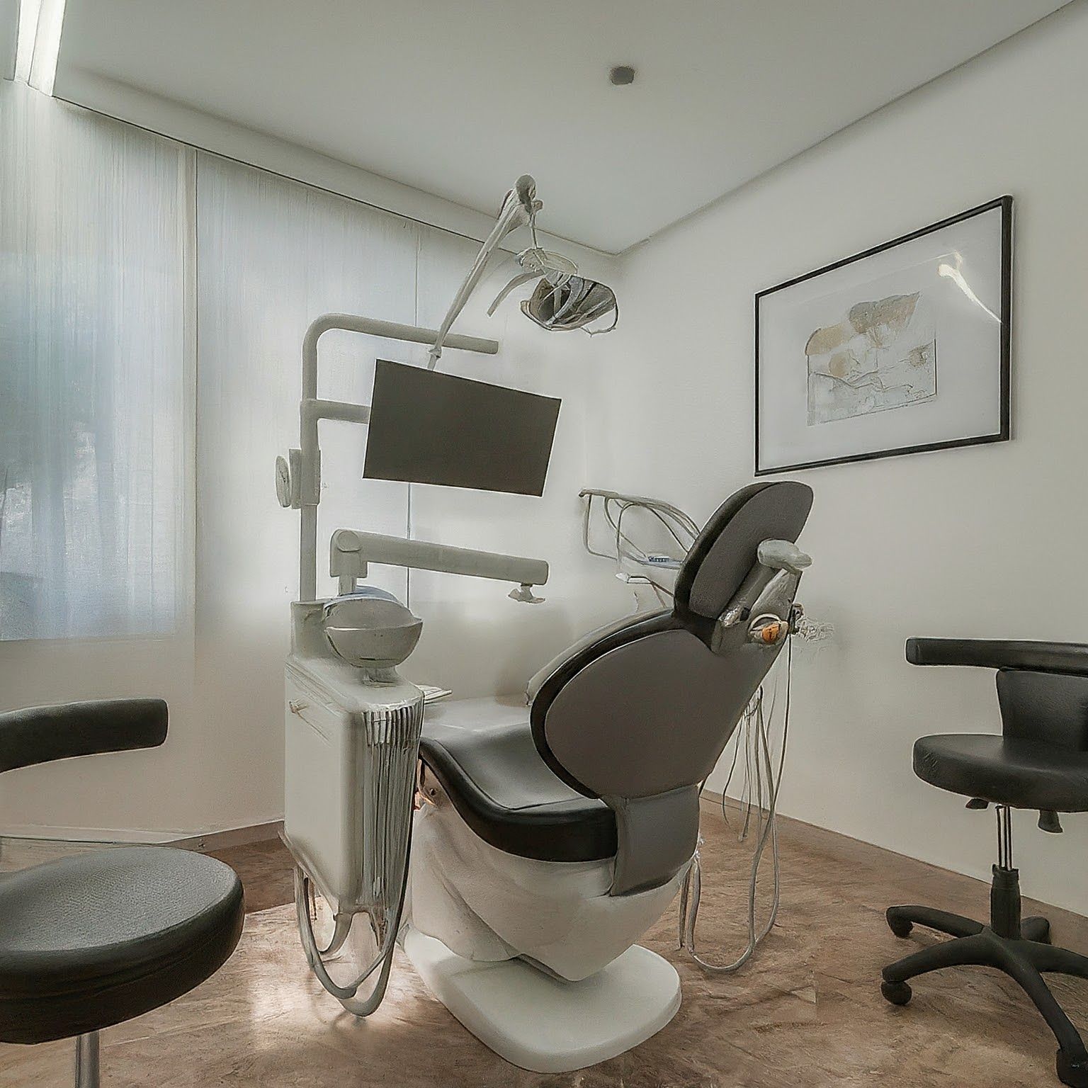 Dental Chair at a Dental office in Edinburg