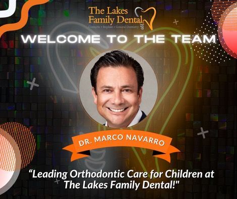 We are thrilled to welcome Dr. Marco Navarro to the Lake Family Dental team
