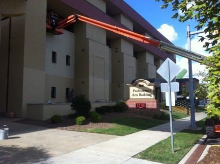 professional medical arts building project with exterior painting in southern indiana