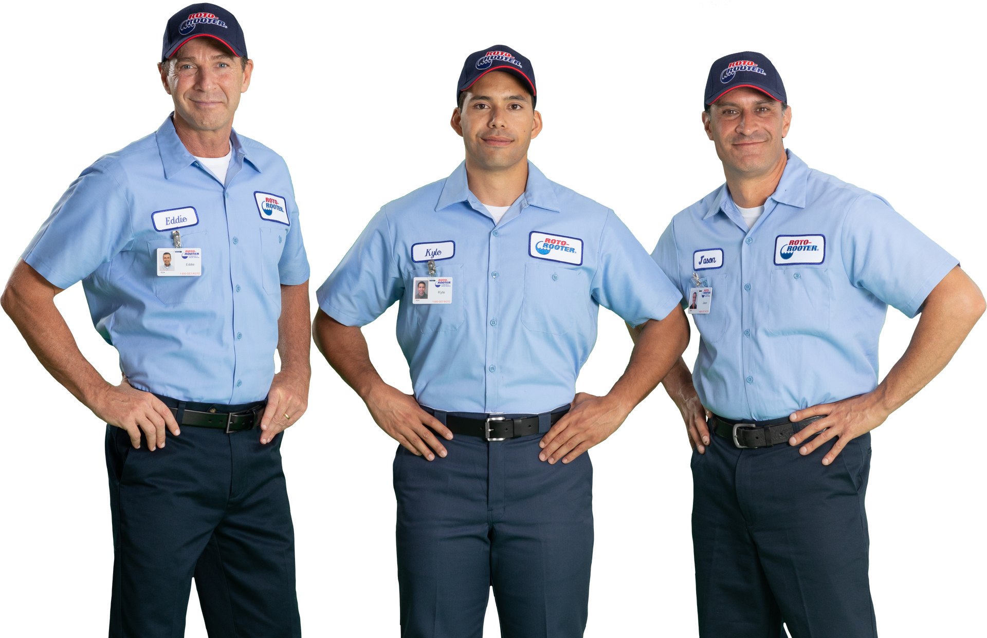 Click to call us today 3 Roto-Rooter techs