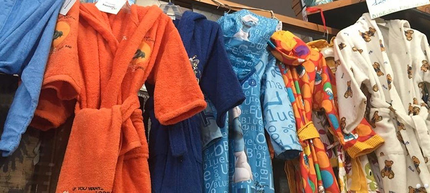 Biancheria casa di vari colori