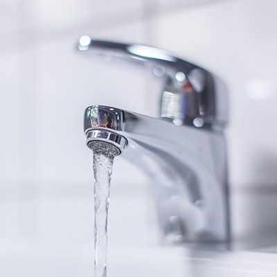 Backflow Repair — Open Faucet in Sink in Battle Creek, MI