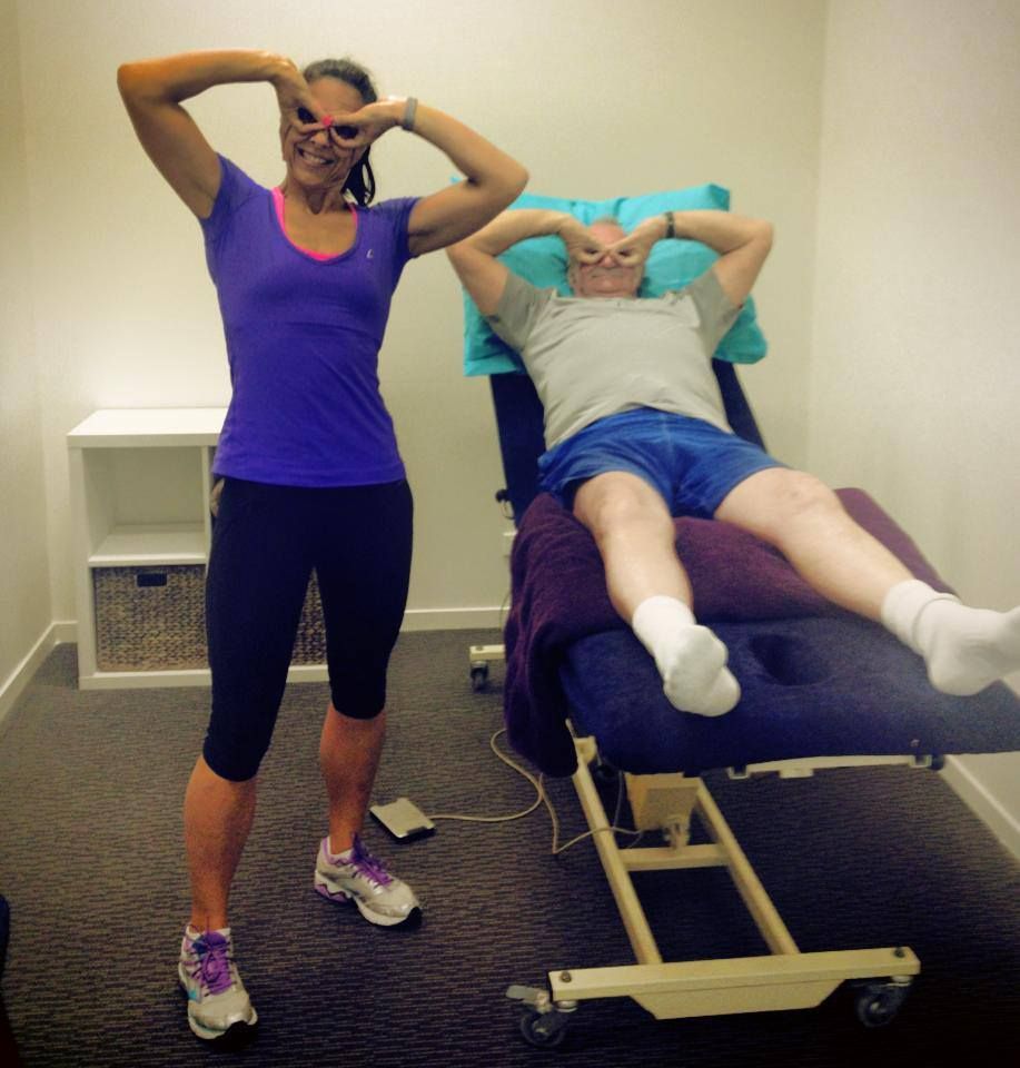Happy Client After Session - Physiotherapist in Mountain Creek, QLD