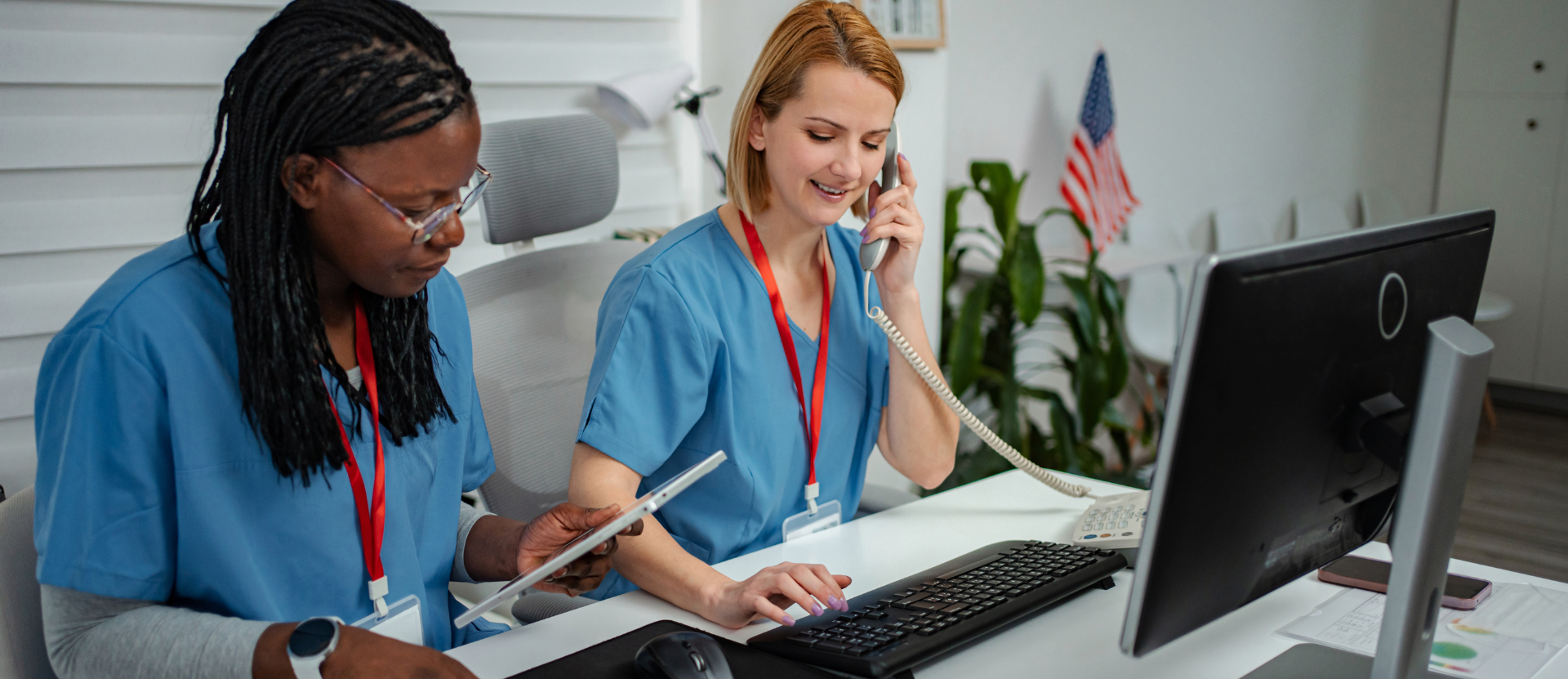 Healthcare operations and technology leadership environment