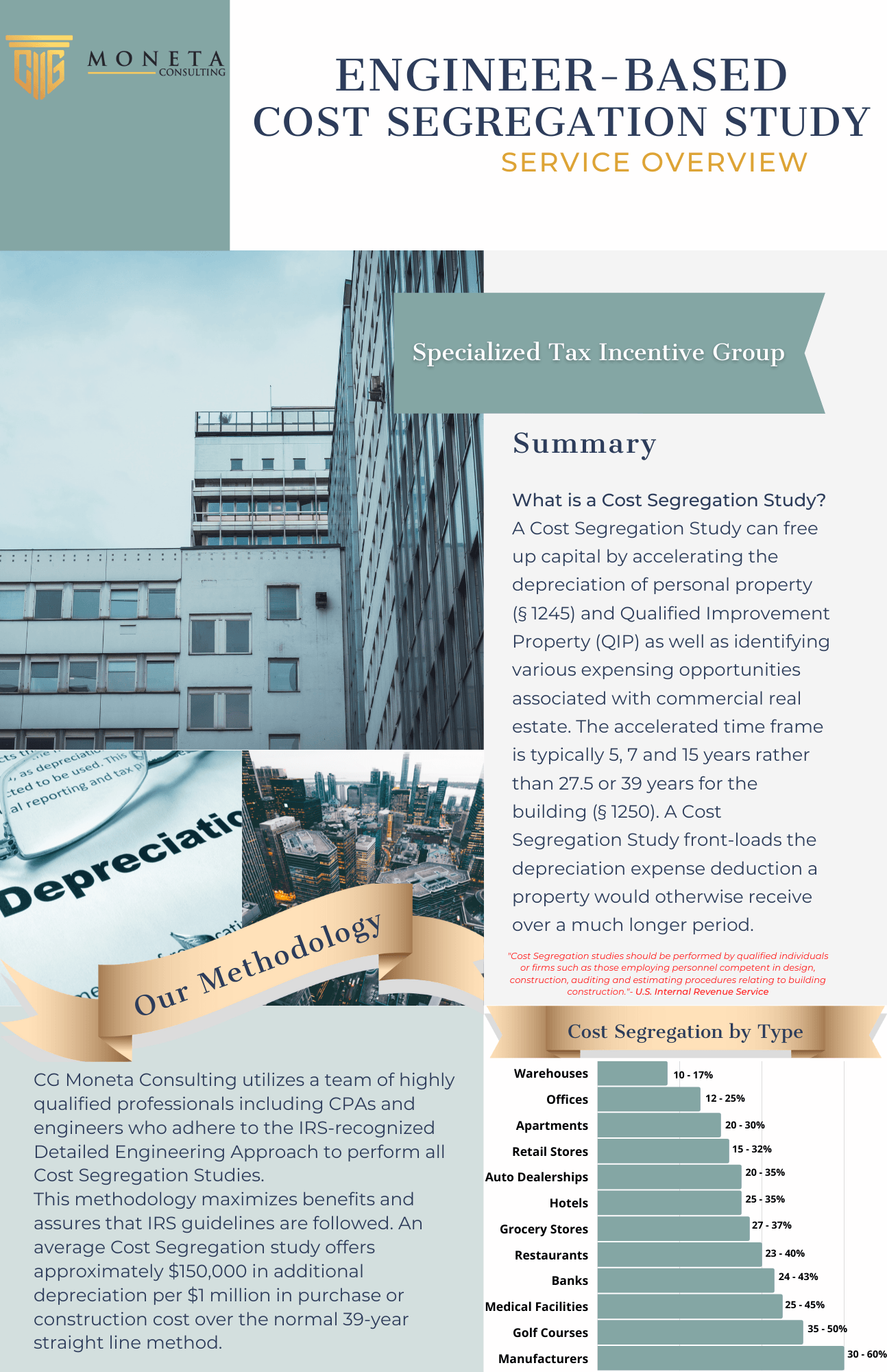 Engineer-based Cost Segregation Study