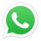 WhatsApp logo: Green speech bubble with a white phone icon inside, on a white background.