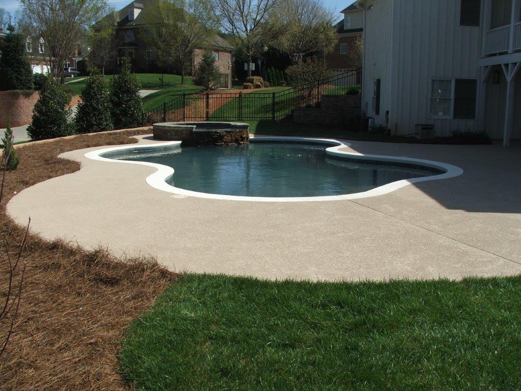 Town House With Patio — Jamestown, NC — Decorative Concrete Unlimited Inc