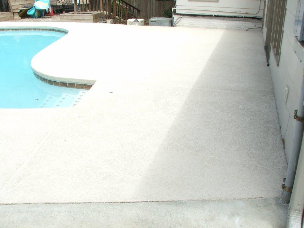 Side Pool Patio — Jamestown, NC — Decorative Concrete Unlimited Inc