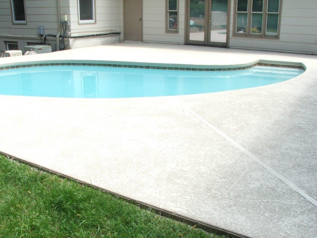 Swimming Pool Area — Jamestown, NC — Decorative Concrete Unlimited Inc