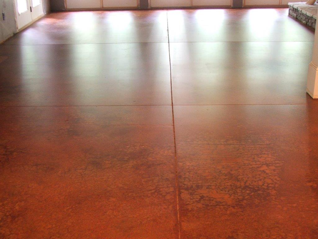 Shiny Flooring After Repairing — Jamestown, NC — Decorative Concrete Unlimited Inc