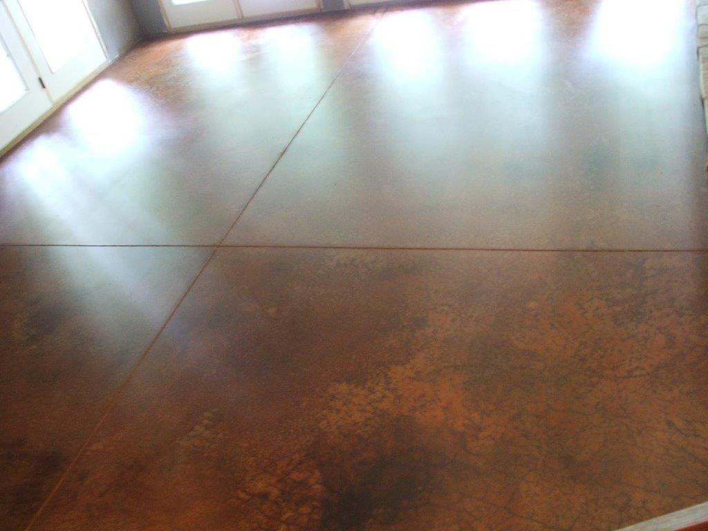 Inside House Concrete Flooring — Jamestown, NC — Decorative Concrete Unlimited Inc