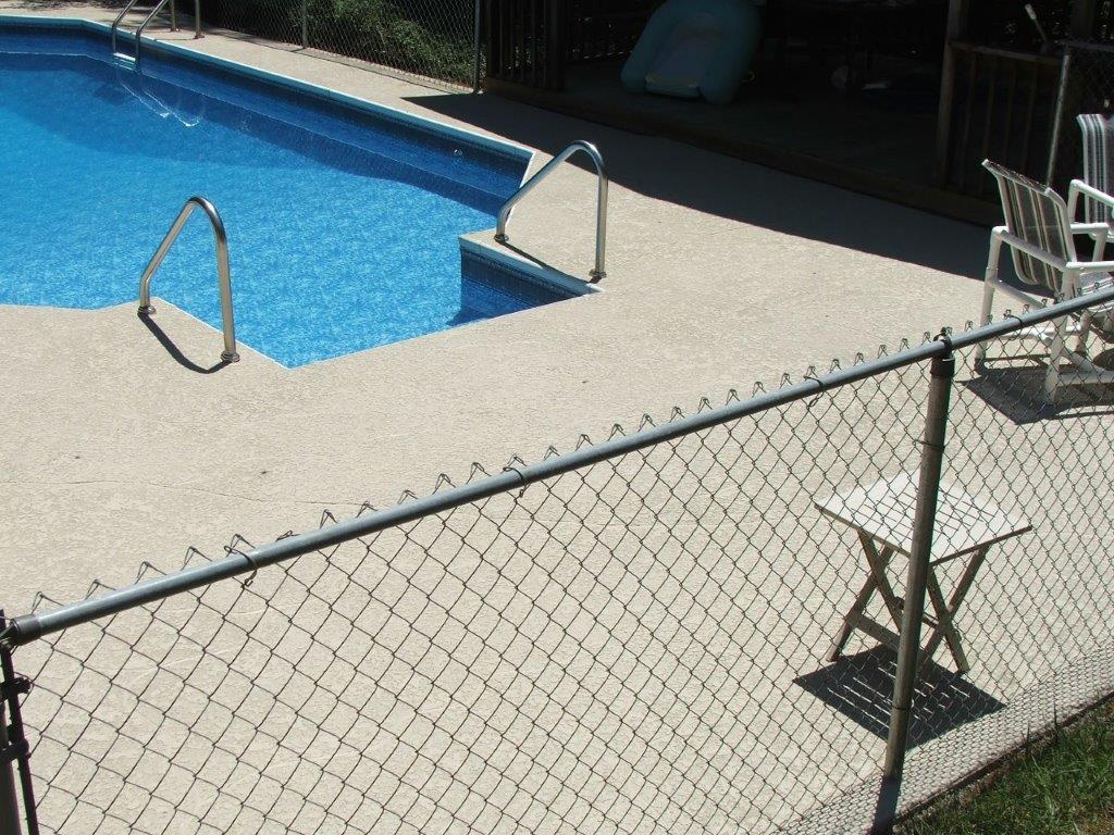 Wide Swimming Pool Area — Jamestown, NC — Decorative Concrete Unlimited Inc