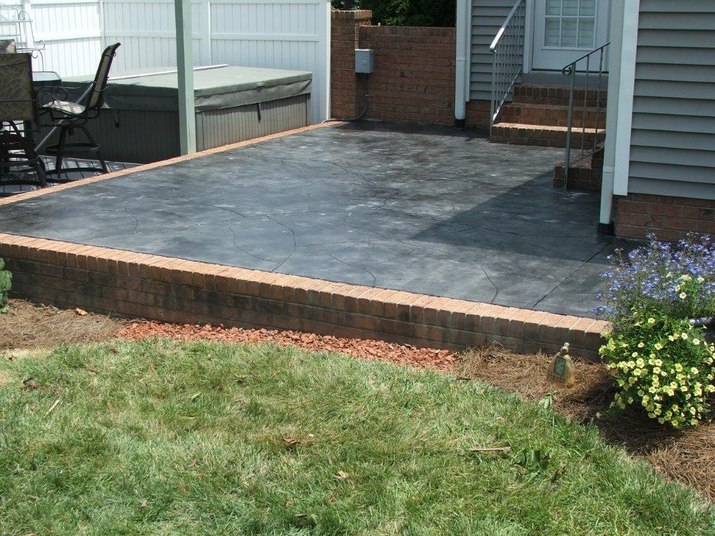 House With Patio — Jamestown, NC — Decorative Concrete Unlimited Inc