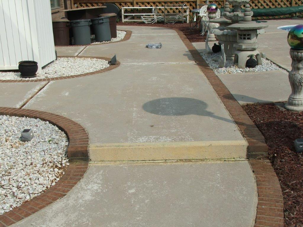 Patio Under Construction — Jamestown, NC — Decorative Concrete Unlimited Inc