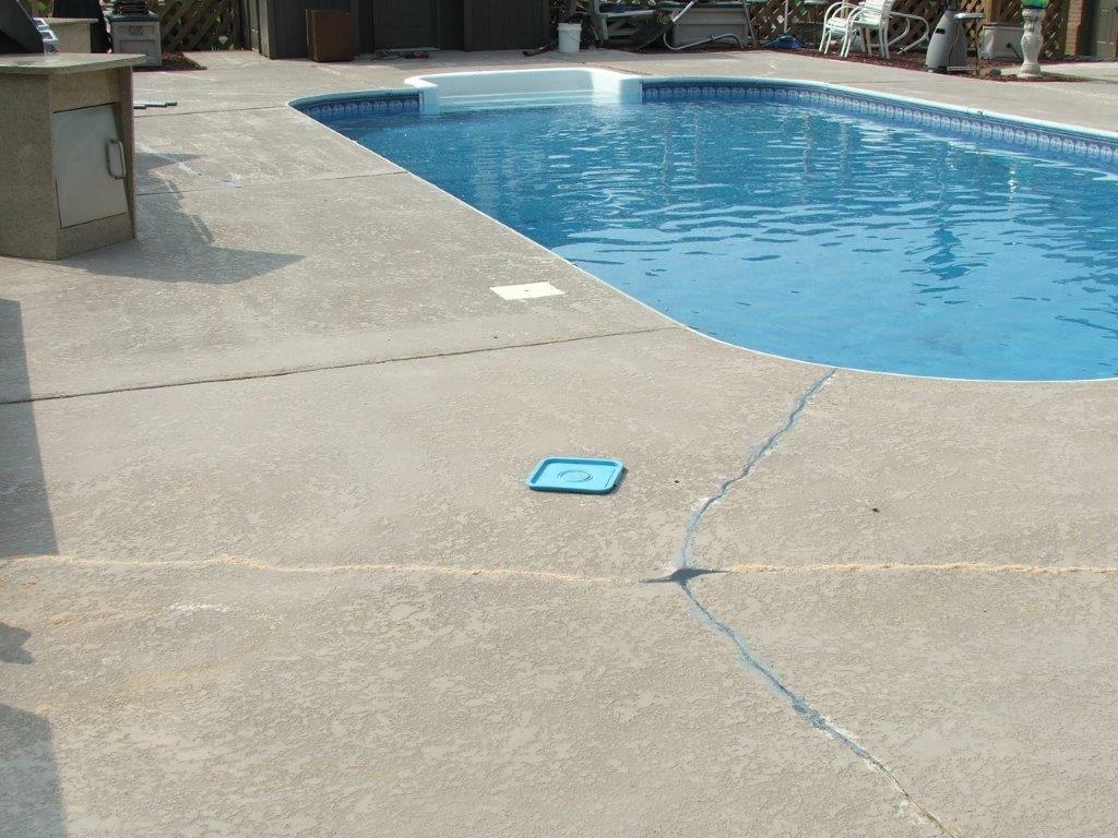 Mini Pool Area — Jamestown, NC — Decorative Concrete Unlimited Inc