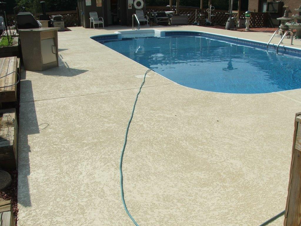 House With Swimming Pool — Jamestown, NC — Decorative Concrete Unlimited Inc