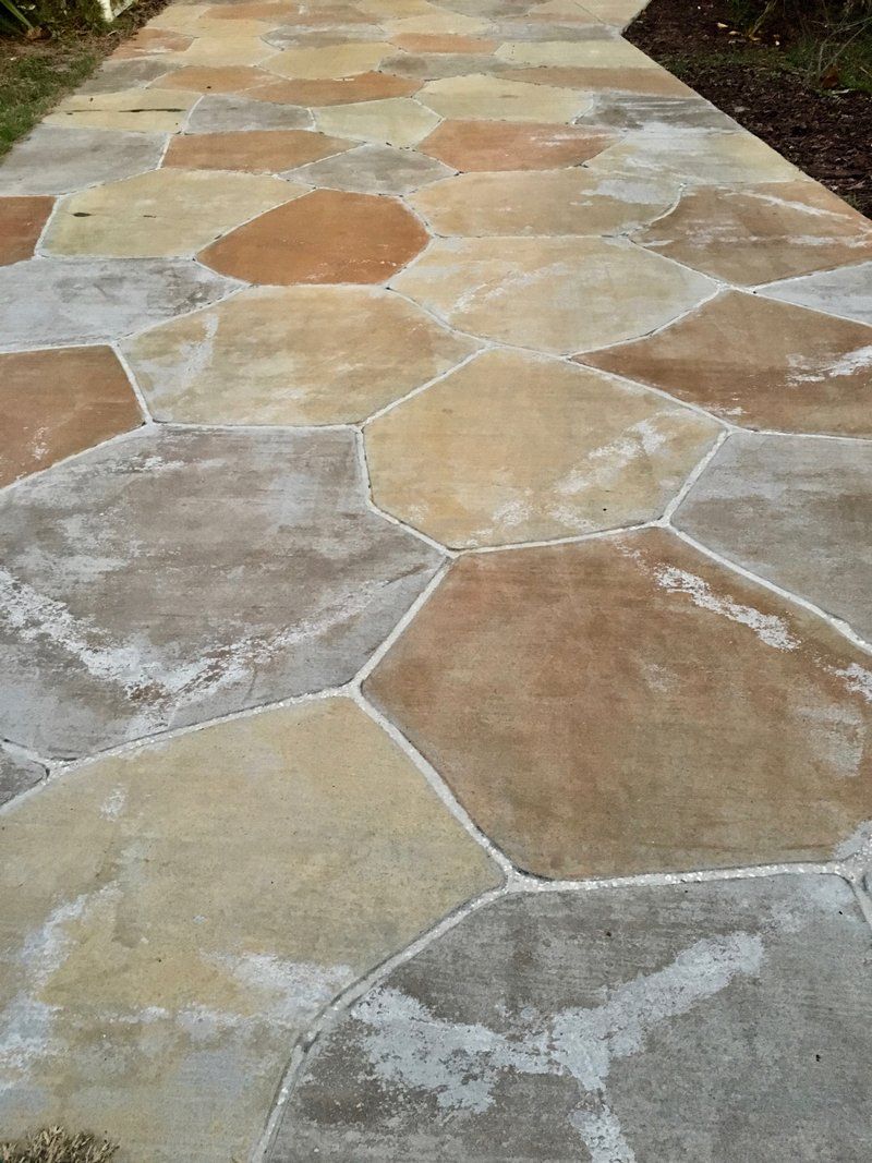 Side Pool Area Patio — Jamestown, NC — Decorative Concrete Unlimited Inc