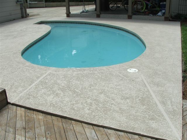 House With Pool Area Design — Jamestown, NC — Decorative Concrete Unlimited Inc