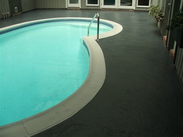 Modern Swimming Pool House Design — Jamestown, NC — Decorative Concrete Unlimited Inc